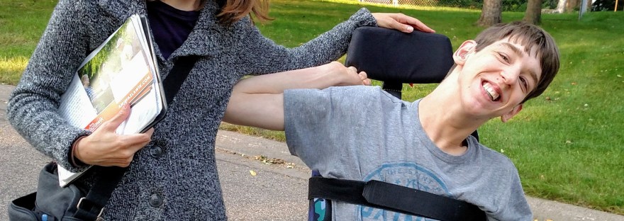 Ami Wazlawik and Justin Smith smiling