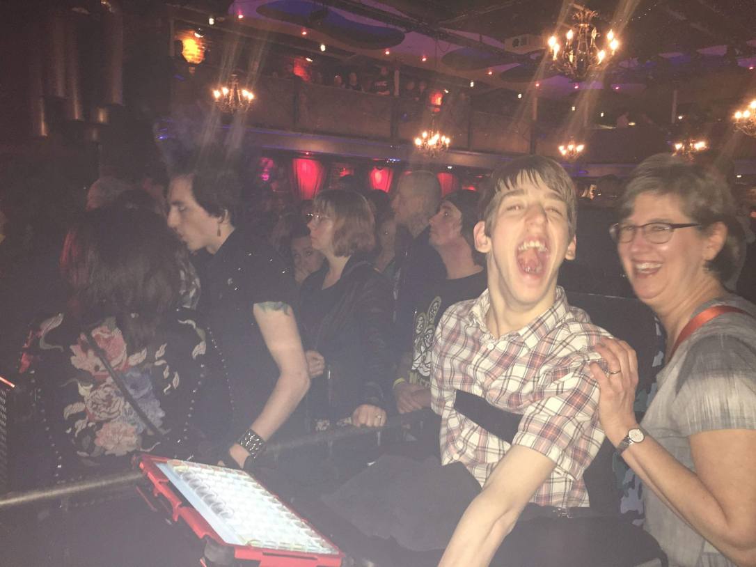 Justin and Kris in concert crowd