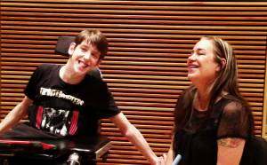 Justin Smith and Mary Lucia smiling